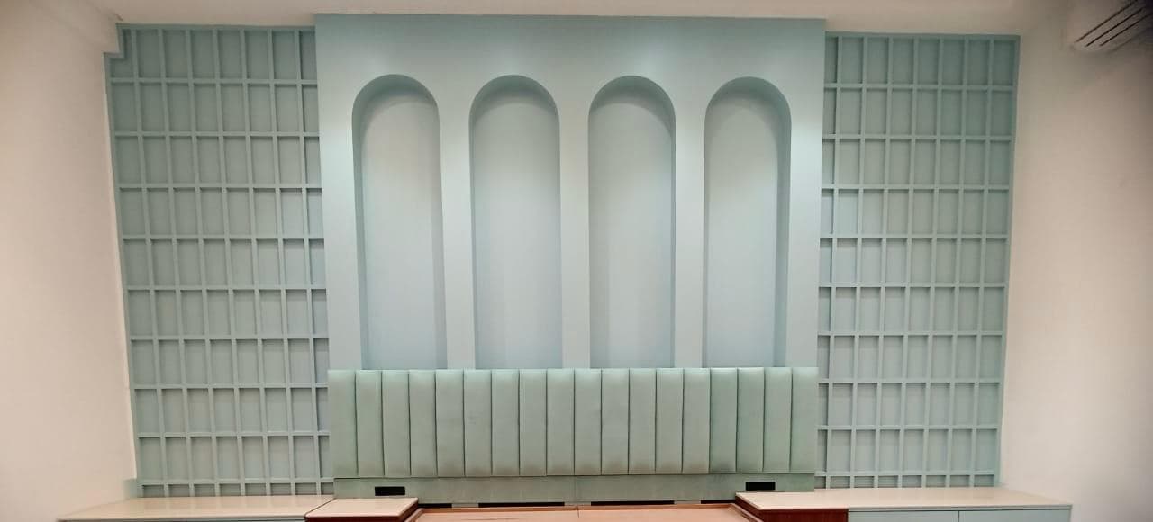 Arched Pastel Bed Backdrop